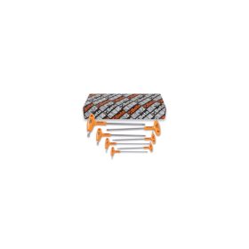   Beta 96TINOX-AS/S7 7 darabos hatlapfejű hajlított belső kulcs markolattal rozsdamentes acélból