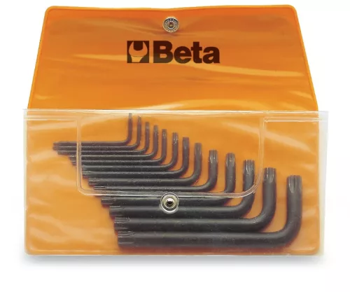 Beta 97TX/B13 13 részes hajlított Torx® imbuszkulcs szerszám készlet műanyag dobozban