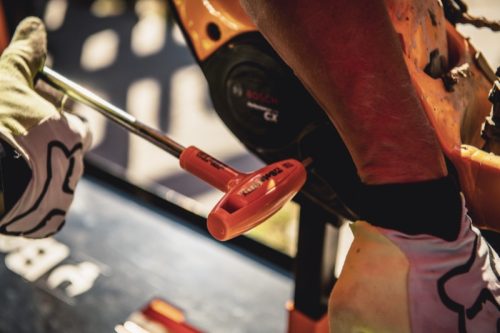 Beta 97TTX 06 T-szárú Torx®-imbuszkulcs, műanyag markolattal, krómozott, fekete hegyek