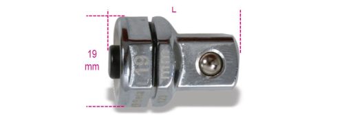 BETA 123Q1/2 Adapter gyorscsatlakozóval 1/2" 19 mm-es racsniskulcshoz 19