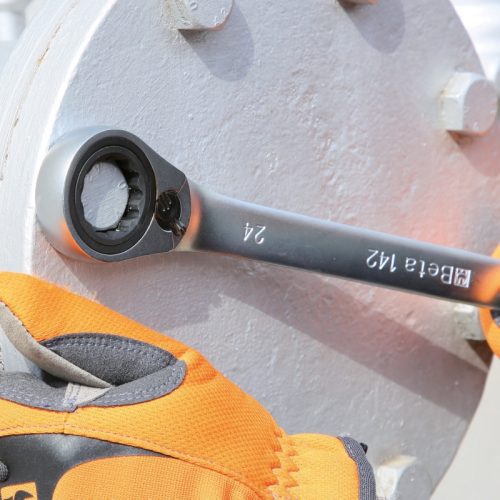 Beta 142 Csillag-villáskulcs irányváltós racsnival 6x6