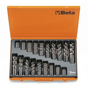   BETA 412/C150 rövid csigafúró szerszám készlet fém tartóban