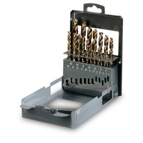   Beta 416/SP19 19 részes csigafúrószerszám készlet különleges csiszolással, dupla kúpos fejjel, HSS