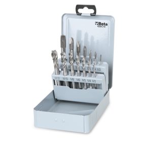   BETA 428/C14 14 részes gépi menetfúró készlet, fémdobozban