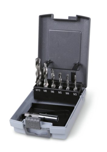 Beta 438A Fúró, menetvágó és süllyesztő készlet HSS