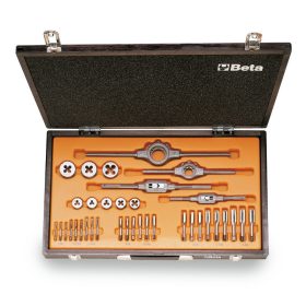   Beta 446ASW/C36 Krómacél menetfúró és menetmetsző készlet, Whitworth menet