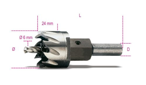 BETA 451 13 Koronafúró HSS, köszörült