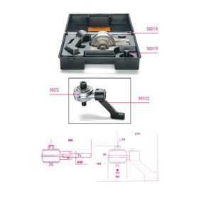 Beta 560/22 Nyomatéksokszorozó tartozékkal, áttétel 5:1