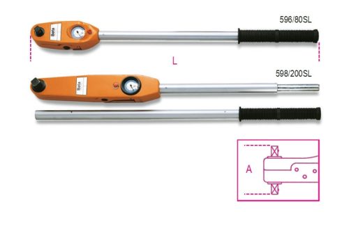 BETA 596/80SL Mérőtárcsás nyomatékkulcs Jobbos és balos  3/4"