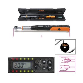   BETA 599DGT-AN/20 elektronikus nyomatékkulcs irányváltós racsnival jobb és bal oldali meghúzáshoz - 1/2"