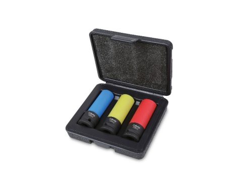 Beta 720LC/C3 3 darabos gépi dugókulcs készlet kerékanyákhoz színes polimer betétekkel