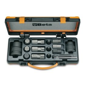 Beta 727/C16 12 csavarhúzóbetét és 4 tartozék