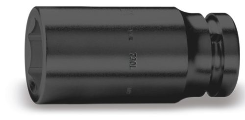 Beta 730L 50 Hatszögű gépi dugókulcs, 1,1/2"-os négyszögletes csatlakozó, hosszú, foszfátozott