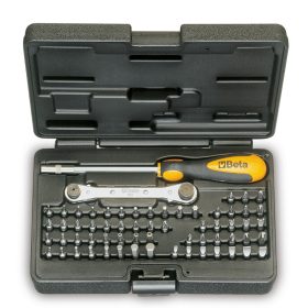   Beta BW 861 /C61-60 darabos csavarhúzóbetét és
mágneses betéttartó készlet,
műanyag dobozban