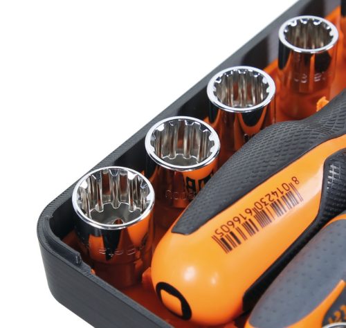 Beta 900/C39N-11 HATLAPFEJŰ DUGÓKULCS, 21 CSAVARHÚZÓ BETÉT ÉS 7 TARTOZÉK