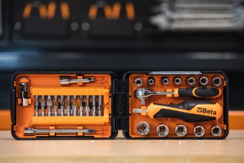 Beta 900/C39N-11 HATLAPFEJŰ DUGÓKULCS, 21 CSAVARHÚZÓ BETÉT ÉS 7 TARTOZÉK