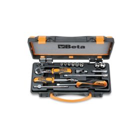  Beta 900AS/C10 10 hatlapú dugókulcs és 7 tartozék fémdobozban