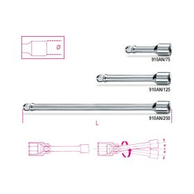 Beta 910AN/250 3/8”-os gömbvégű toldó