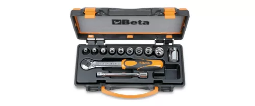 Beta 910A/C10 10 dugókulcs és 2 tartozék fémdobozban 