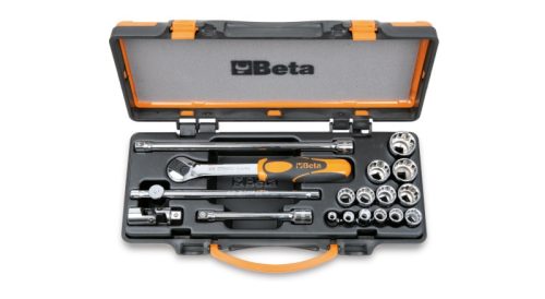 Beta 910AS/C13 13 dugókulcs és 5 tartozék fémdobozban 