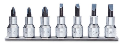 Beta 920LH/SB7 Csavarhúzó-dugókulcs készlet Phillips®-csavarokhoz krómozott, barnított fej