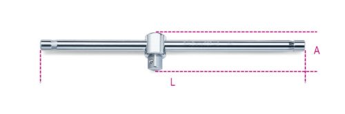 BETA 928/42 3/4”-os csúszkás T-hajtószár, krómozott