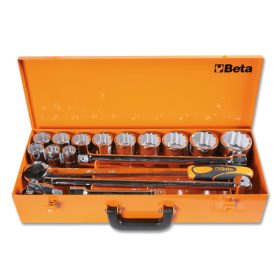   Beta 928B/C12 12 tizenkétlapú dugókulcs és 4 tartozék, fémdobozban