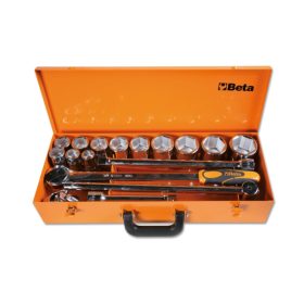   Beta 928AS/C12 12 hatlapú dugókulcs és 5 tartozék, fémdobozban