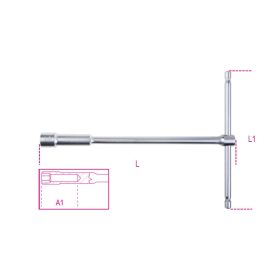   Beta 949 T szárú egyszerű kulcs mély hatlapfejű dugóvéggel 8