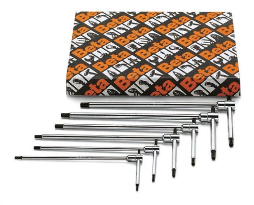 Beta 951AS/S6X 6 darabos T szárú, 3 külső végű hatlapfejű kulcs készlet