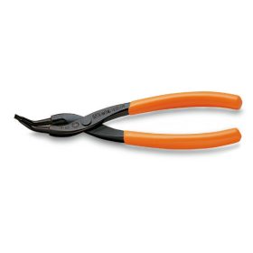   Beta 1033 225 45°-os hajlított belső Seeger-fogó, barnított, PVC-bevonattal