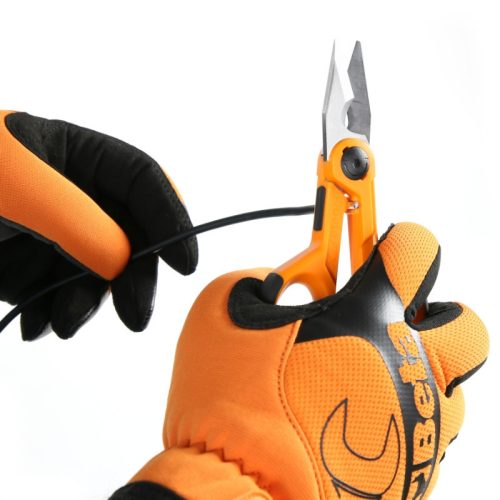 Beta BETA 1128FX Műszerész olló, egyenes rozsdamentes acél él, mikrofogazattal, kábelvágó és krimpelő kábelsarukhoz és csövekhez