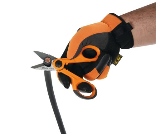 Beta BETA 1128FXS Műszerész olló lépcsős maróprofillal, egyenes rozsdamentes acél él, mikrofogazattal, kábelvágó és krimpelő kábelsarukhoz és csövekhez