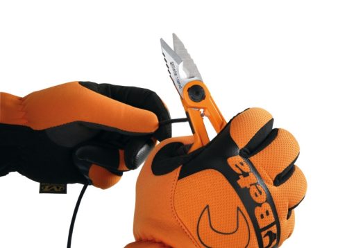 Beta BETA 1128FXS Műszerész olló lépcsős maróprofillal, egyenes rozsdamentes acél él, mikrofogazattal, kábelvágó és krimpelő kábelsarukhoz és csövekhez