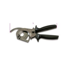   BETA 1134A 45 Racsnis kábelvágó, barnított, műanyag nyél