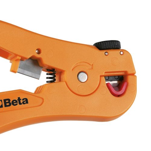 Beta 1144T Kábelcsupaszoló, zsebben elfér, kábelvágóval