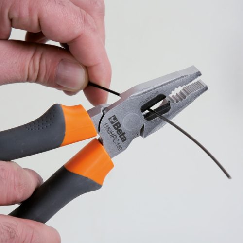 Beta BETA 1150HPC/180 Robusztus kombinált fogó integrált vágó éllel és decentralizált csappal krómozott, polírozott kétkomponensű markolat szabad csukló