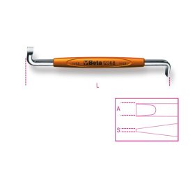   Beta 1236B 1,2X8 Sarokcsavarhúzó hasítottfejű csavarokhoz