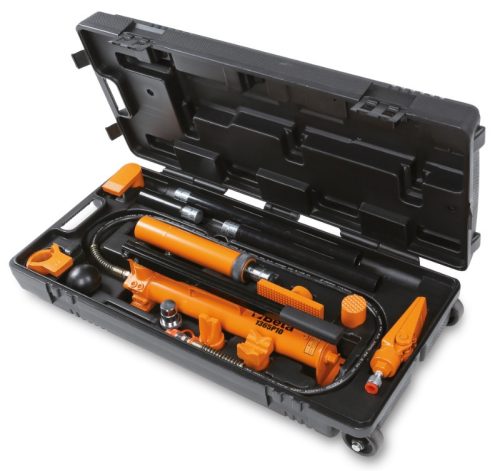 Beta 1365/K13 10 t hidrodinamikus szivattyú és tartozék készlet karosszéria javításhoz praktikus húzható táskában