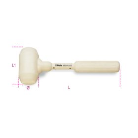 Beta 1391A 1000 Csempéző kalapács, fehér gumiból