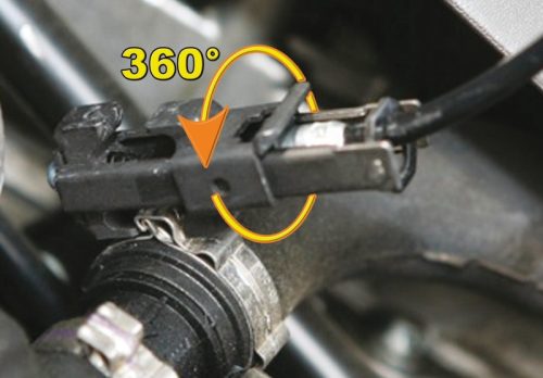 Beta 1472FC/L 360°-ban állítható fejű fogó flexibilis hosszabbítóval, Clic® bilincsekhez