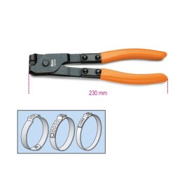   Beta 1473A OETIKER® szemesbilincs összehúzó fogó, barnított, PVC-bevonatú szárral