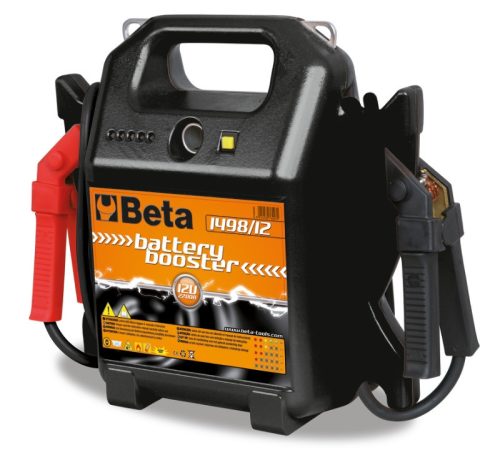 BETA 1498/12 Külső gyorsindító és akkumulátortöltő személygépkocsihoz 12 V, hordozható