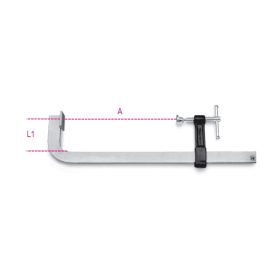 Beta 1591 200 Párhuzamszorító, horganyzott