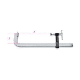 Beta 1591 300 Párhuzamszorító, horganyzott