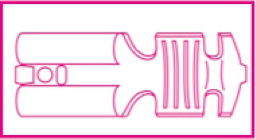 Beta 1603 Saruzófogó nem szigetelt kábelsarukhoz, könnyített kivitel, műanyag szárral