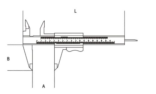 Beta 1651DGTB Digitális tolómérő,  pontosság: 0,01 mm