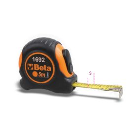  Beta 1692/2 Mérőszalag, ütésálló bimateriál ABS-ház, acélszalag, pontossági osztály: II 