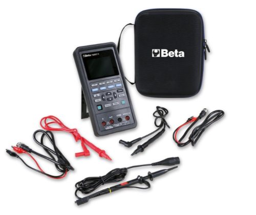 Beta 1760DGT/2 Digitális hordozható multiméter gépkocsikhoz, 2-csatornás oszcilloszkóppal és hullámgenerátorral