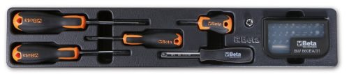 BETA BW 2120L-E/T91-E Worker 91 darabos szerszámkészlet lemez szerszámládában,általános karbantartáshoz